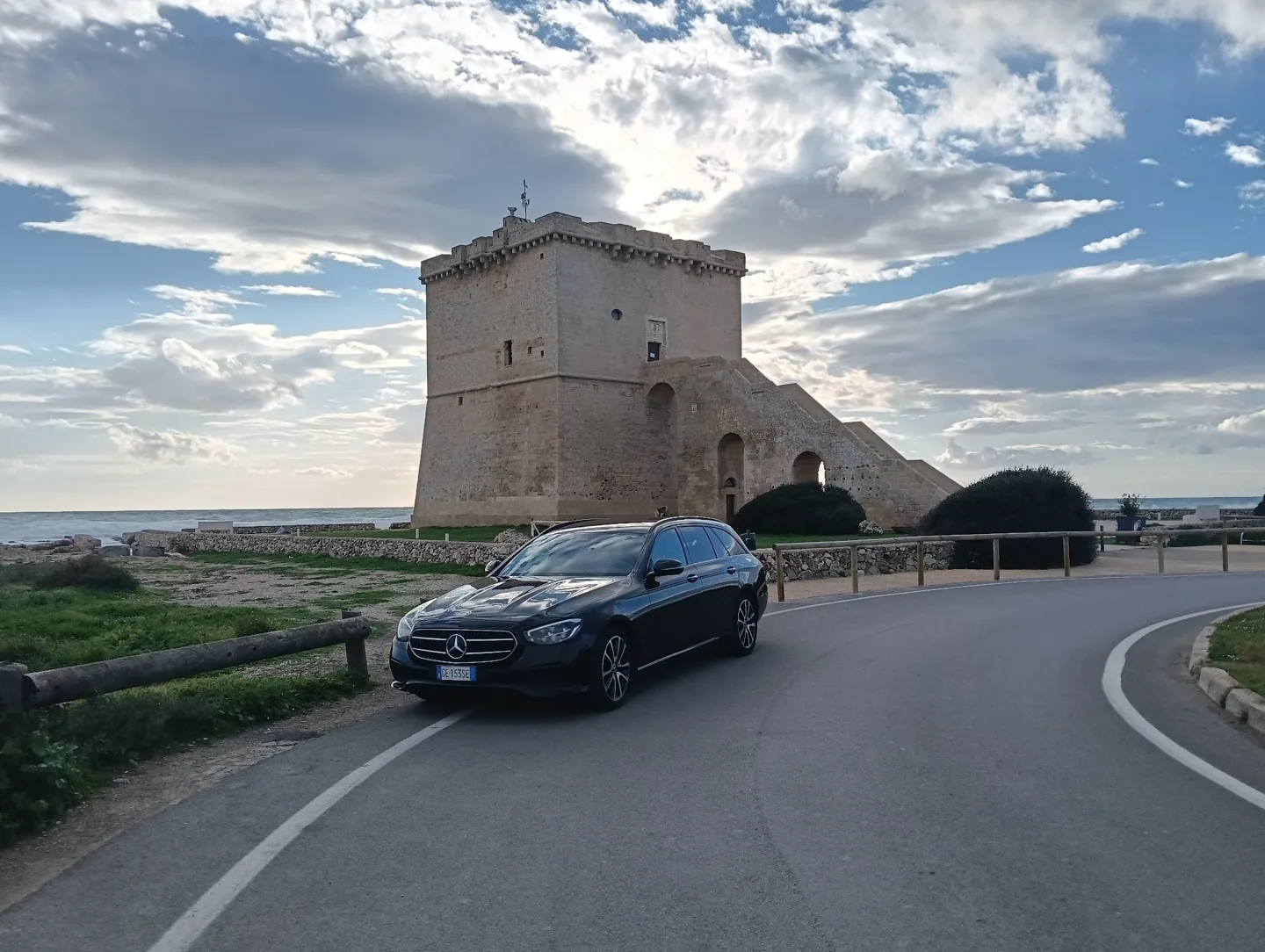 Mercedes Classe E pour le service avec chauffeur à Brindisi
