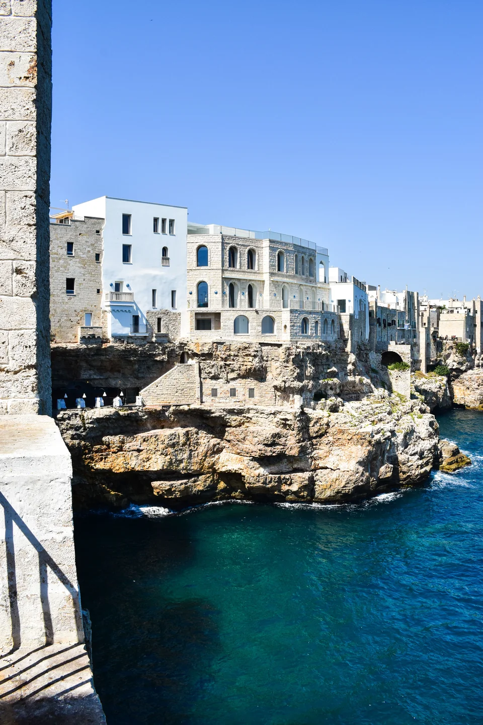 Polignano a Mare, destination de nos transferts depuis Brindisi